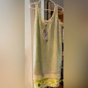 Spring Garden Sequined Tess Embellished DVF dress